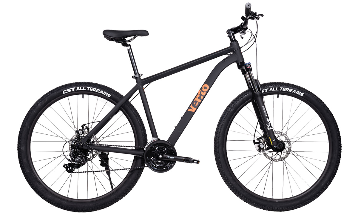 Фотографія Велосипед Vento MONTE 29" 2021, розмір XL, Сіро-чорний
